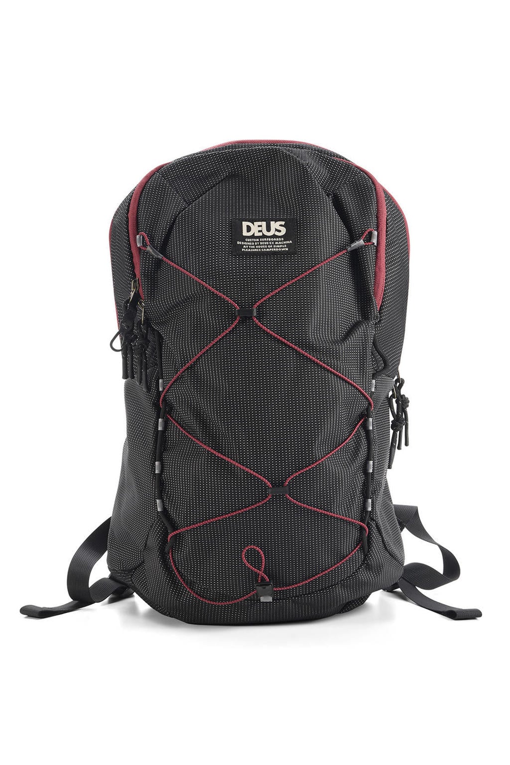 Deus Ex Machina rugzak Wanderer zwart/rood