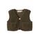 LIL' ATELIER BABY teddy rechtvallend gilet - bruin