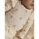 LIL' ATELIER BABY romper met ruches en print - ecru/bruin