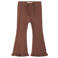 LIL' ATELIER MINI flared broek met ruches - bruin