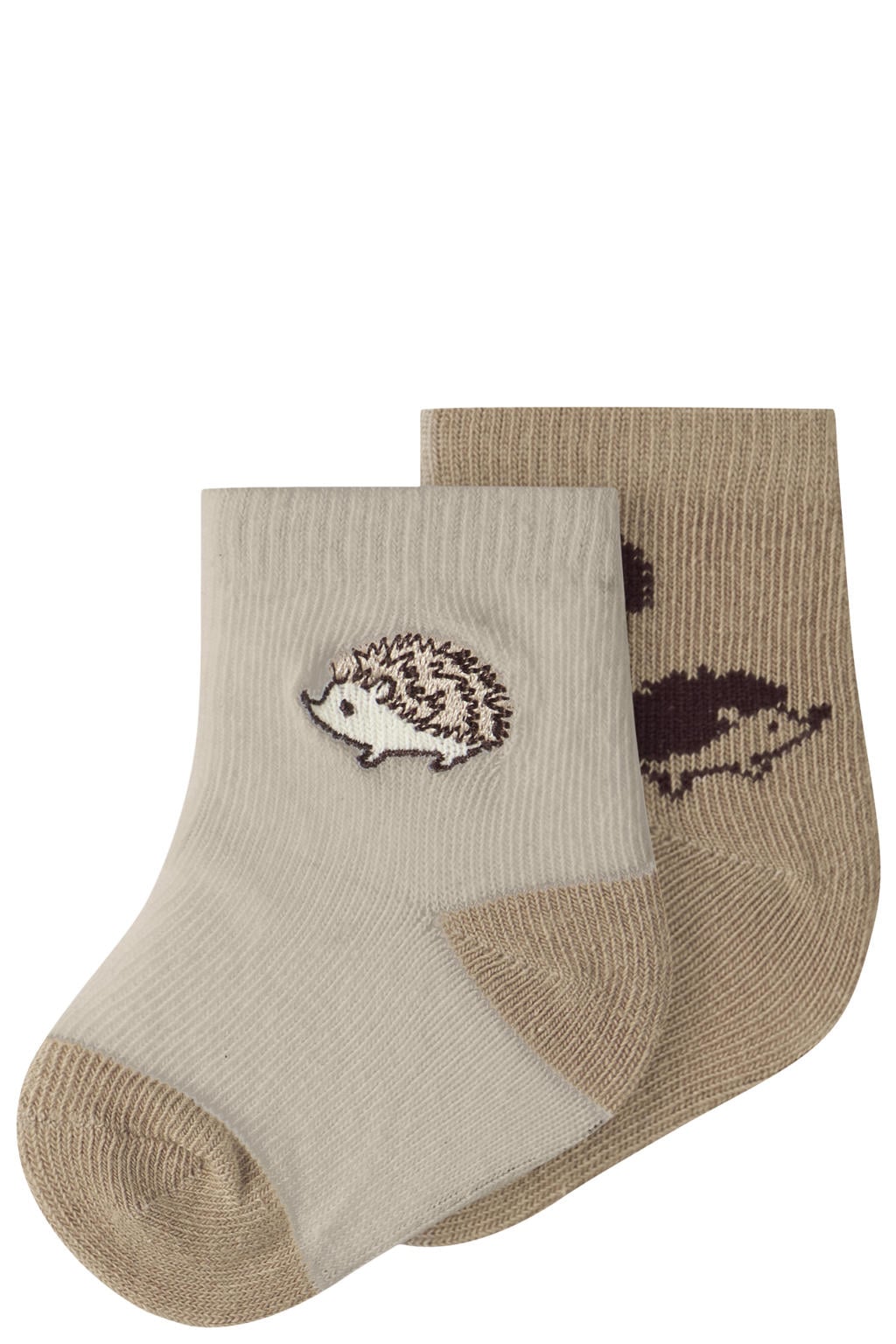 NAME IT BABY sokken met print (set van 2)
