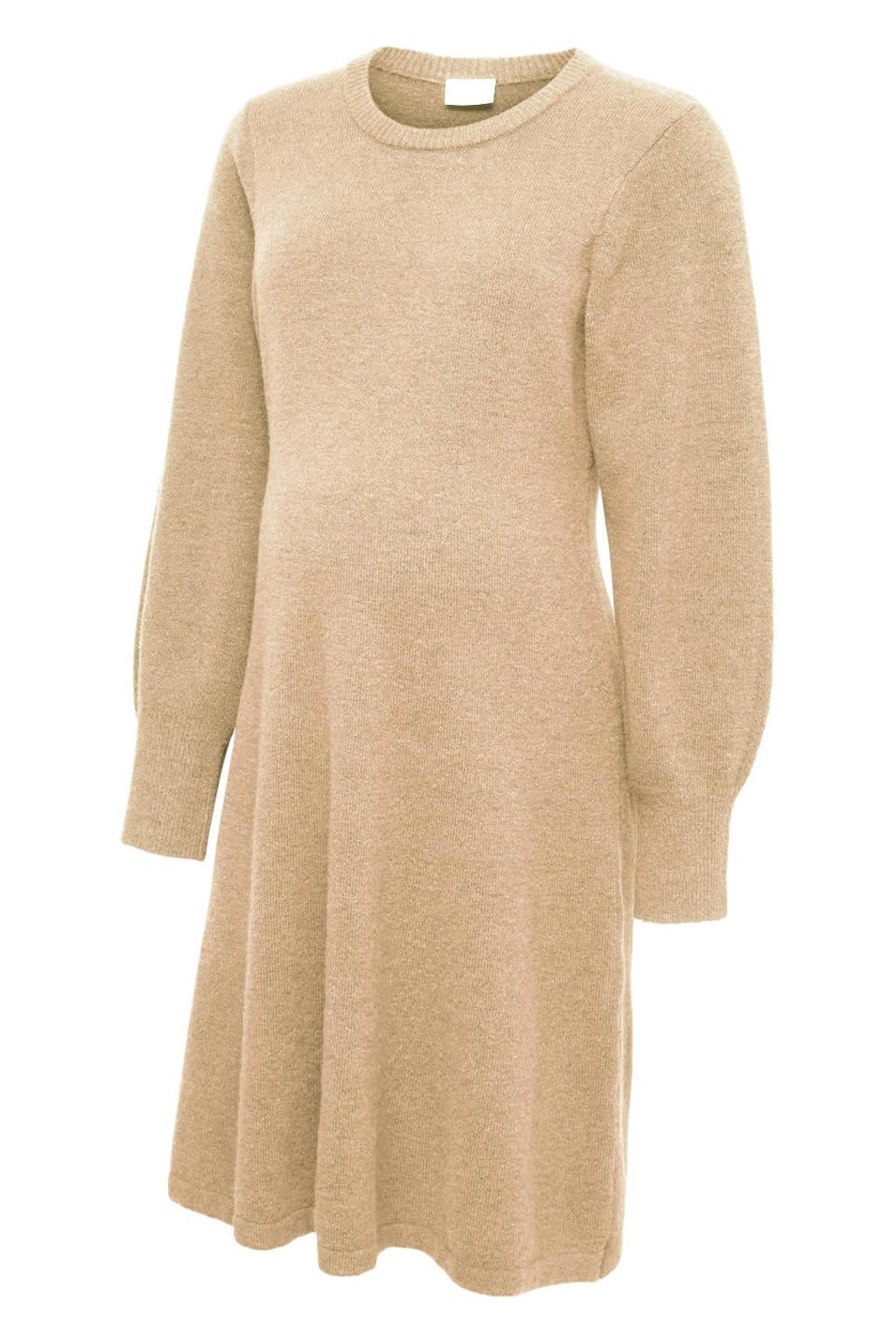 MAMALICIOUS gebreide zwangerschapsjurk - beige