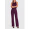 NIKKIE wide leg broek - aubergine