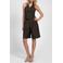 NIKKIE regular fit bermuda short met plooien - donkerbruin