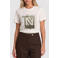 NIKKIE T-shirt met print - ecru