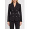 NIKKIE getailleerde double breasted blazer - zwart