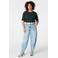 MS Mode top Plus Size - donkergroen
