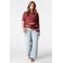 MS Mode top Plus Size - roodbruin