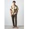 Mango Man regular fit overhemd met print - bruin