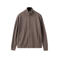 Mango Kids katoenen gebreid vest - bruin
