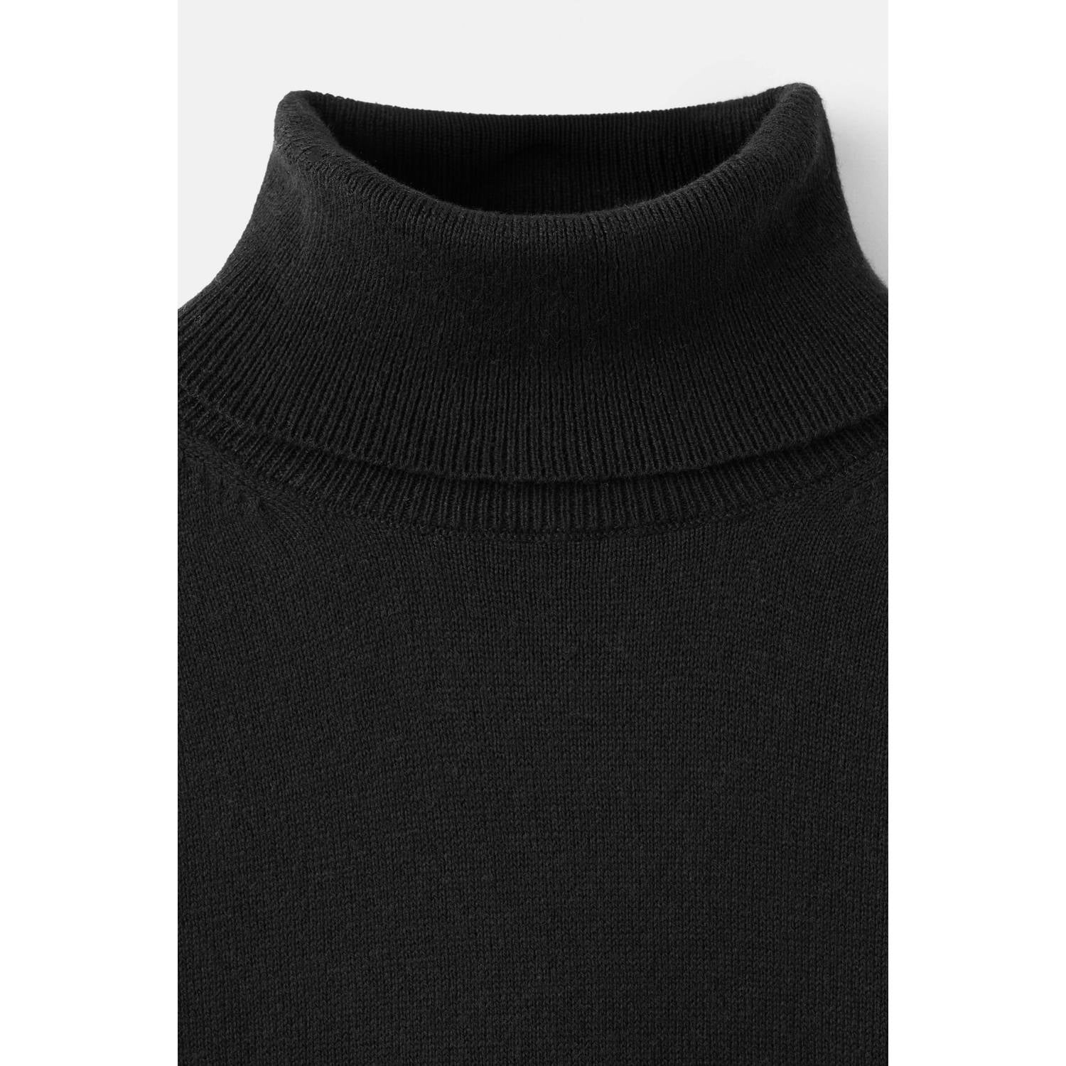Mango Kids katoenen coltrui zwart