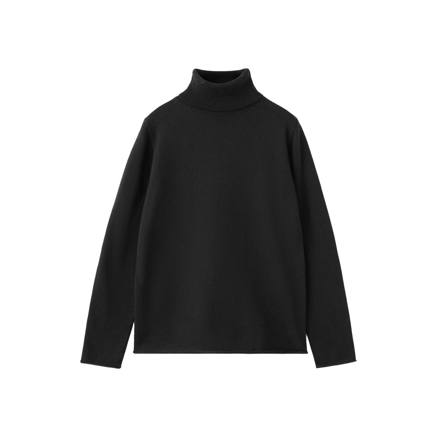Mango Kids katoenen coltrui zwart