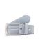 Manfield suede riem lichtblauw