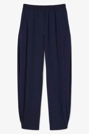 ballonbroek met wol - marineblauw