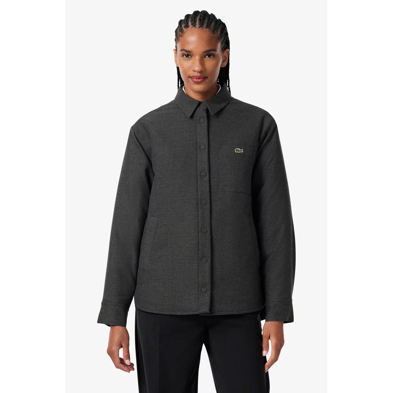 Lacoste tussenjas grijs