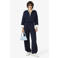 Lacoste bomberjack met wol - donkerblauw