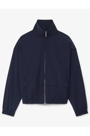 bomberjack met wol - donkerblauw