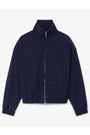 bomberjack met wol - donkerblauw