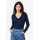 Lacoste katoenen trui - donkerblauw