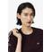Lacoste T-shirt met logo - donkerrood