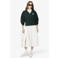 Lacoste sweater met logo - donkergroen/ecru
