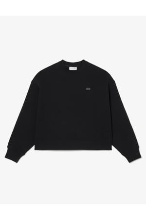 sweater met logo - zwart
