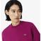 Lacoste katoenen sweater met logo - fuchsia