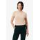 Lacoste rechtvallende polo met logo - beige