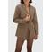 JOSH V wide leg geruite casual short - bruin