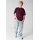 Shoeby T-shirt met backprint - donkerrood