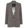 Bruuns Bazaar regular fit blazer - grijs