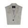 Bruuns Bazaar cropped blazer - lichtgrijs