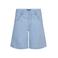 Red Button regular waist wide leg casual short - blauw