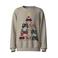 NAME IT KIDS sweater met print - ecru