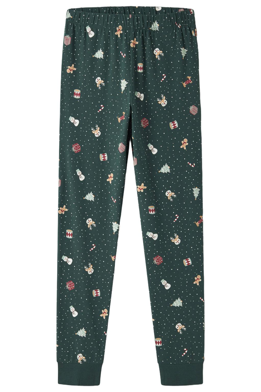 NAME IT KIDS pyjama met print - groen