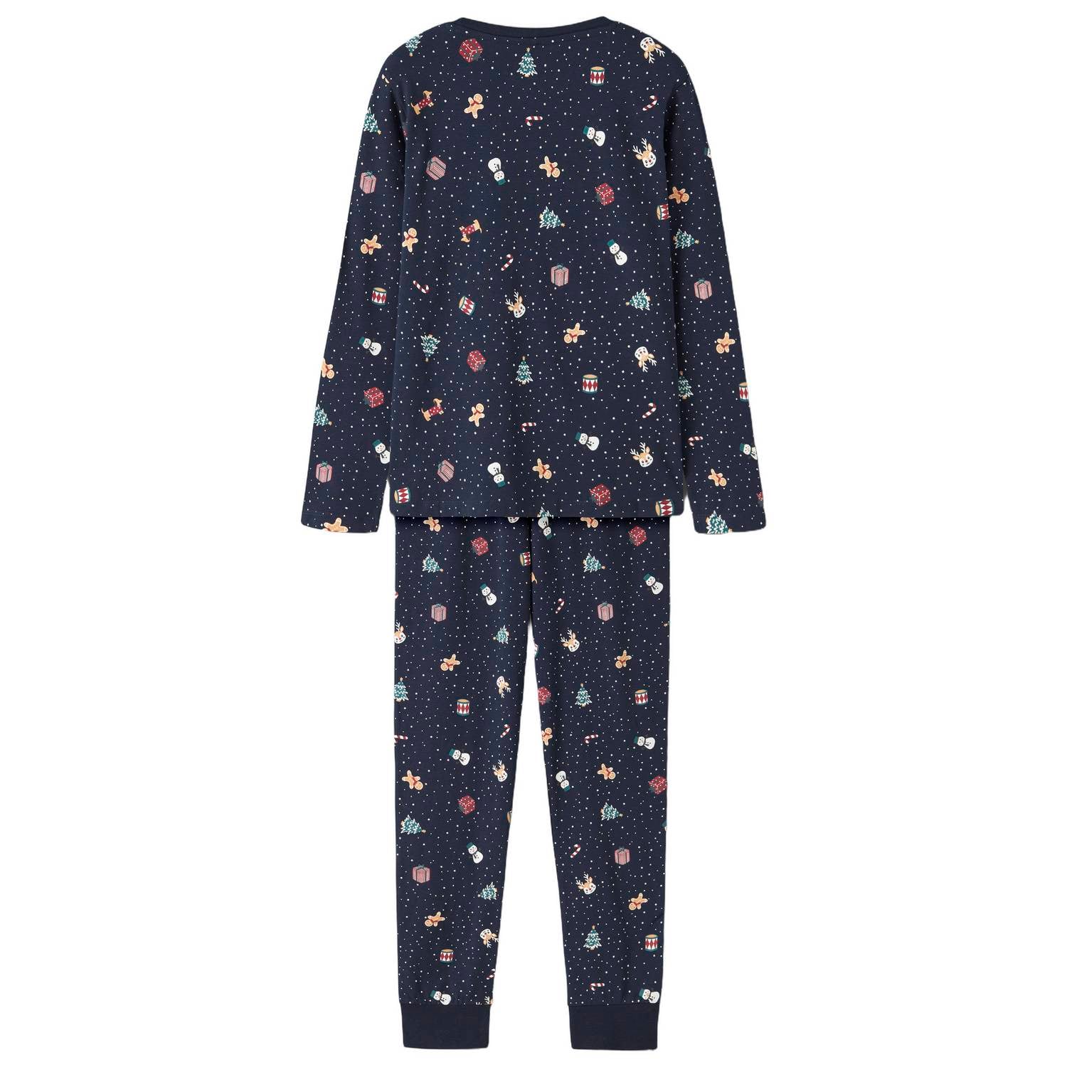 NAME IT KIDS pyjama met print donkerblauw