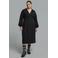 Mat Fashion Plus Size A-lijn midi jurk - zwart