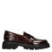 POSH by Poelman Lexy chunky lakleren loafers - bordeaux