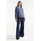 JANSEN Amsterdam gebloemde sweater - donkerblauw