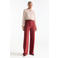JANSEN Amsterdam wide leg broek - donkerrood