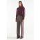 JANSEN Amsterdam wide leg geruite broek - meerkleurig