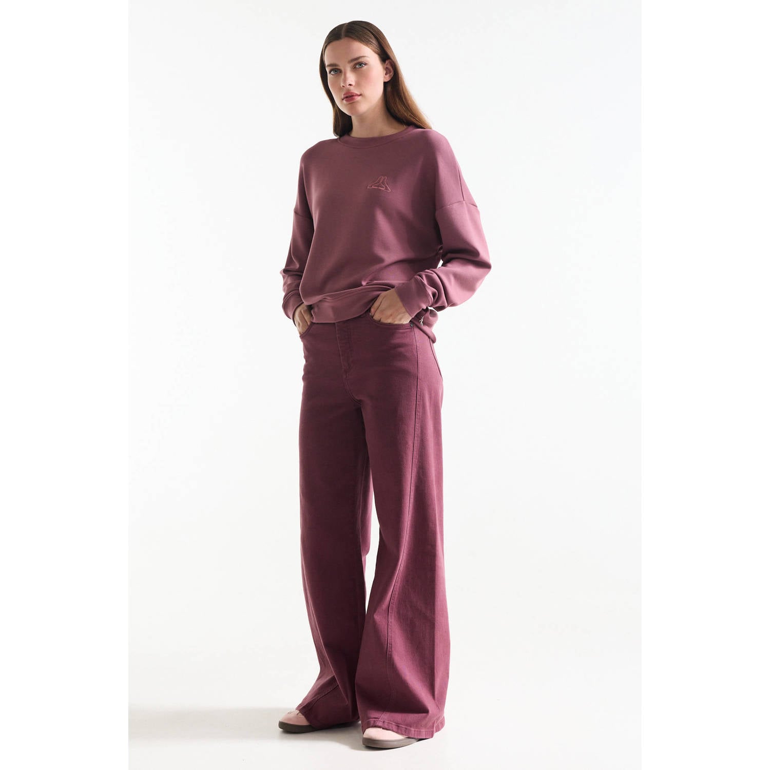 JANSEN Amsterdam sweater donkerrood