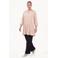 YOEK tuniek Plus Size - beige