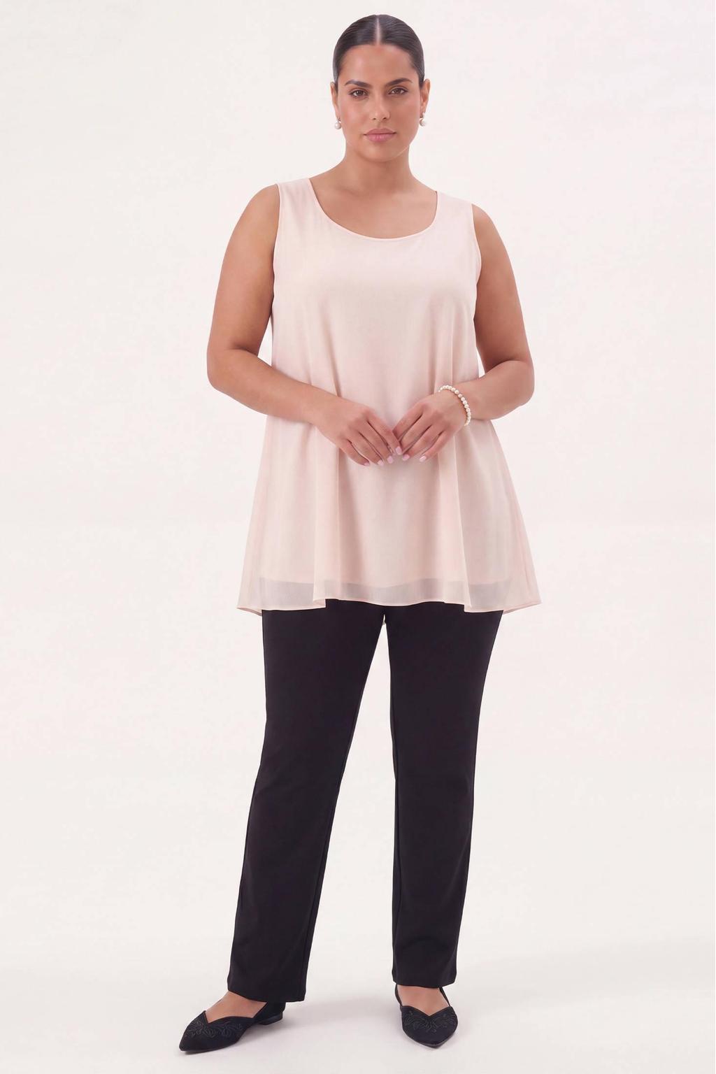 YOEK tuniek Plus Size - roze