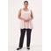 YOEK tuniek Plus Size - roze