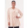 YOEK tuniek Plus Size - lichtroze