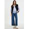 Cache Cache gestreepte blouse met ruches - blauw