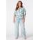 MS Mode top met print Plus Size - blauw