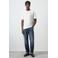 Mango Man regular fit T-shirt met backprint - wit