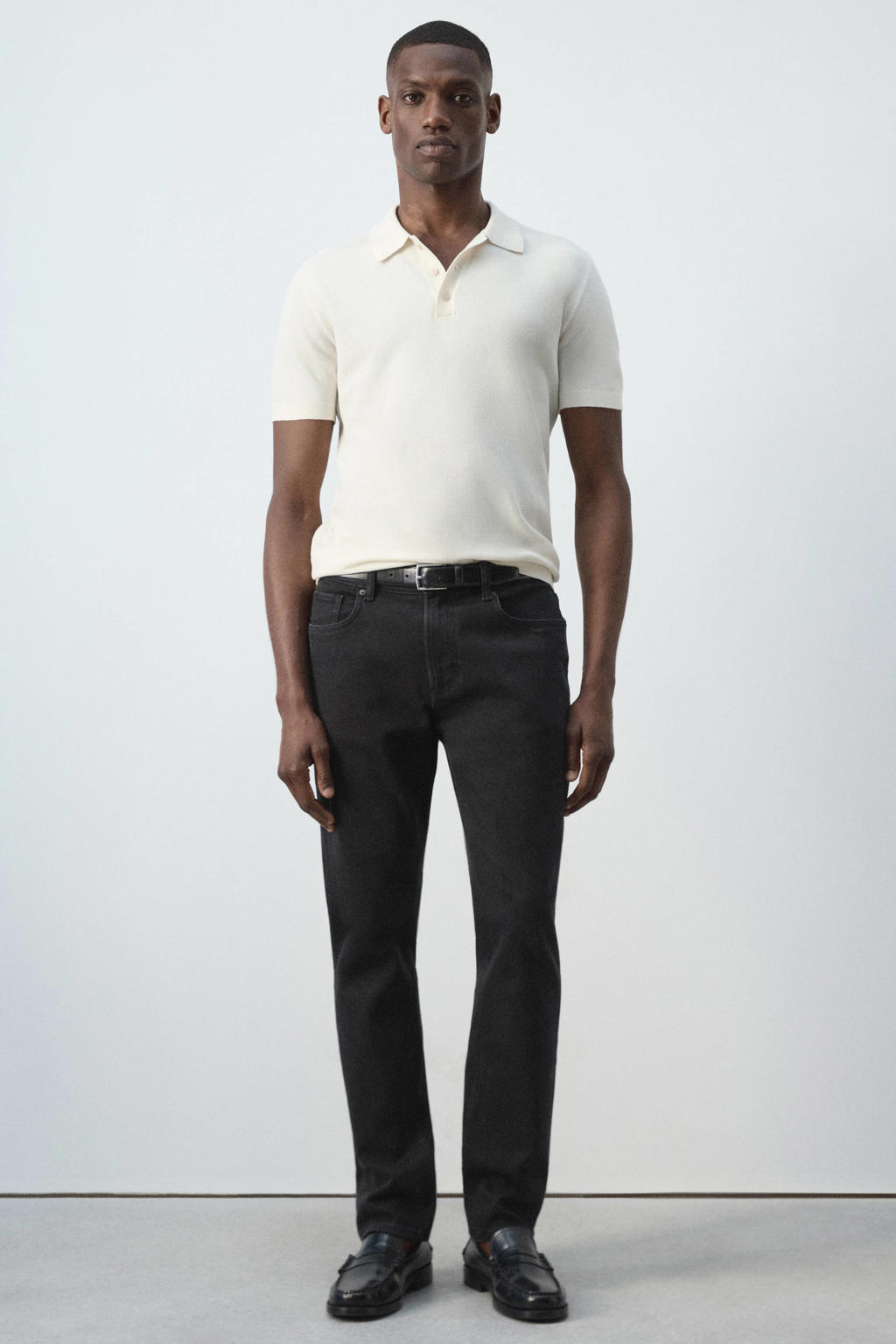 Mango Man slim fit jeans - grijs